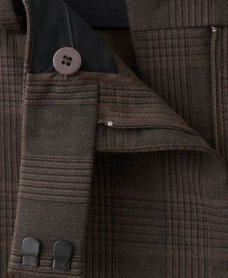 Women's Check Suit Pants