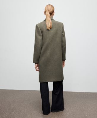 Women's Double-Breasted Wool Coat