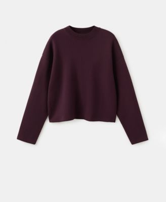 Women's Round-Neck Knitted Sweater