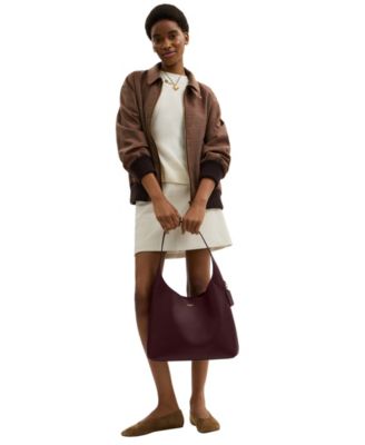 Brooklyn Large Leather Shoulder Bag 34