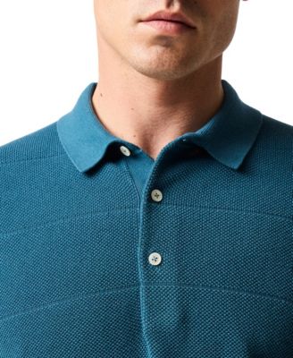 Men's Masons Flat Knit Polo Shirt