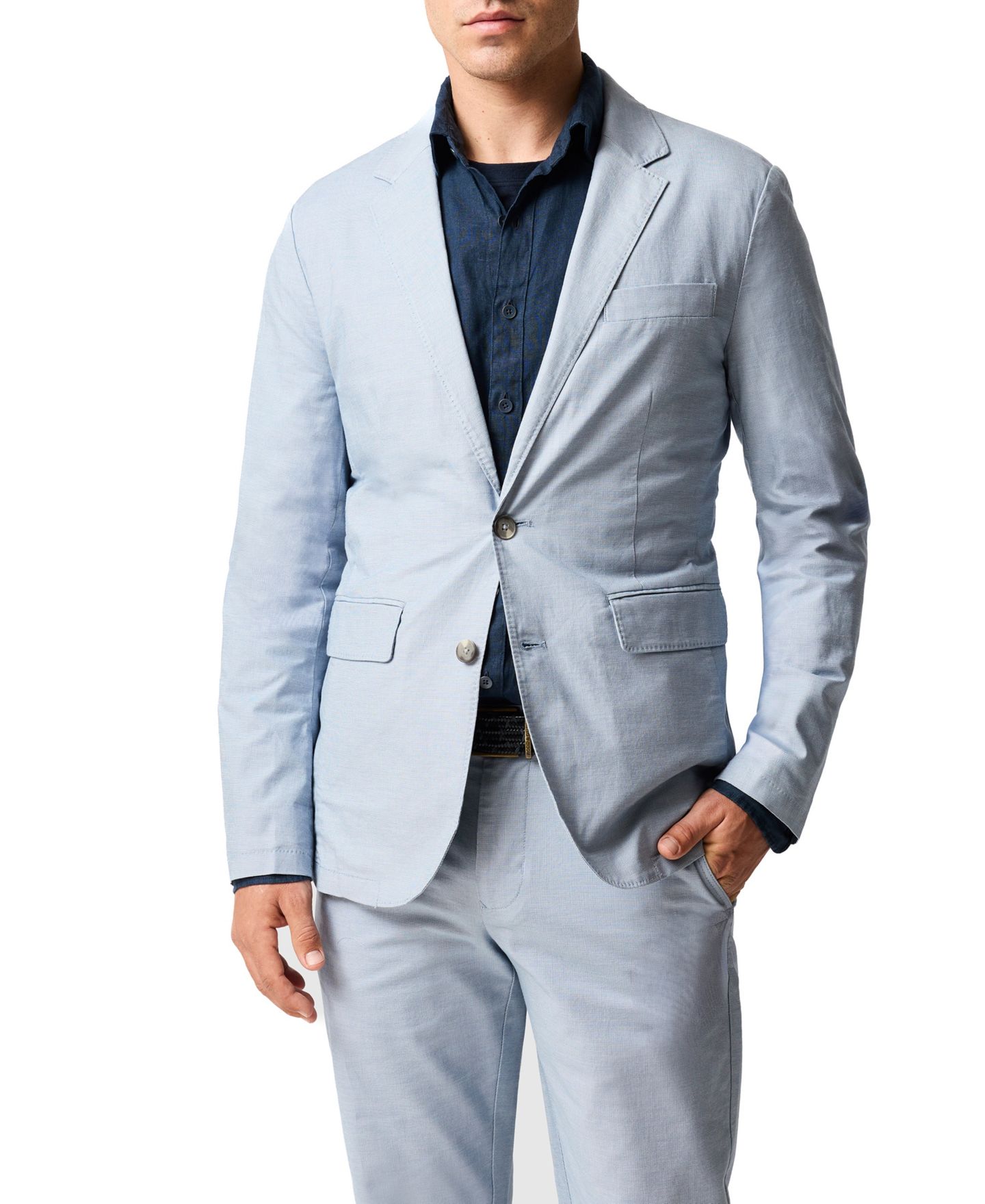 Мужская куртка Rodd & Gunn Gunn Blazer, цвет: Сумеречный — фото 1
