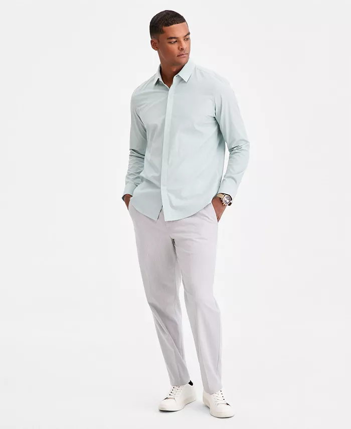 Aflani Men's Luke Cotton Long-Sleeve Button Shirt - thumbnail 10