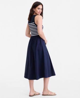 Blue And White Dress - Macy's