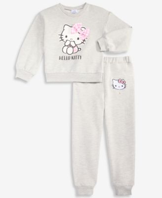 Girls Toddler 2T-6X 2-Pc. Top & Fleece Jogger Set  