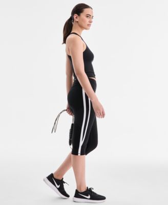 Women's Studio Side-Stripe Cropped Leggings