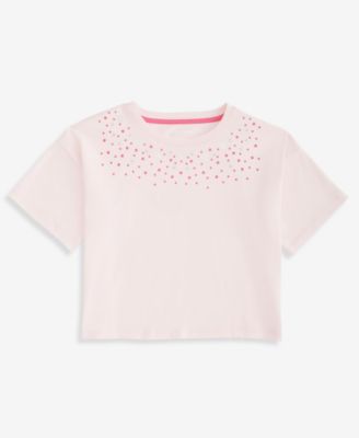 Girls' XS-XL Gem Relaxed Cropped Tee
