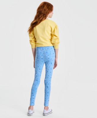 Girls' 5-20 Floral-Print Leggings