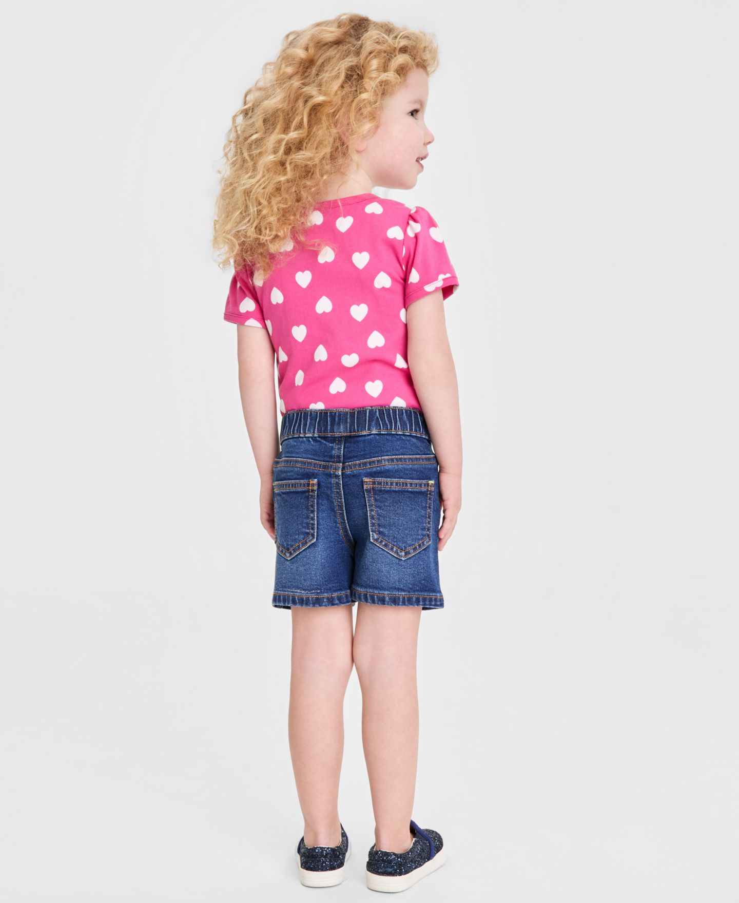 Шорты Epic Threads Hearts Pull-On Shorts для девочек, цвет: Варёный — фото 2
