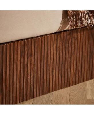 King Size Lift Up Storage Bed Frame, Walnut