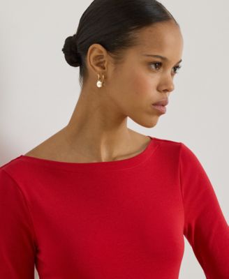 Petite Boat Neck T-Shirt