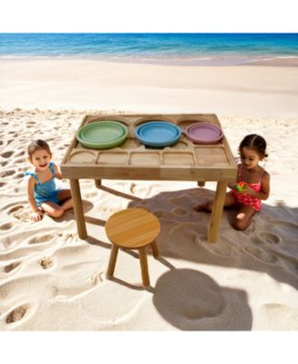 Toddler Sensory Table with 2 Chairs - Sand & Water Play