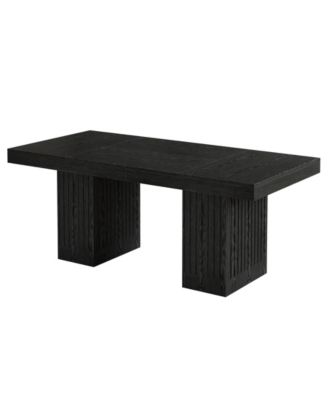 63 Inch Executive Desk, Modern Office Computer Desk with Heavy Duty Double Pedestal, Large Study Writing Table Business Furniture