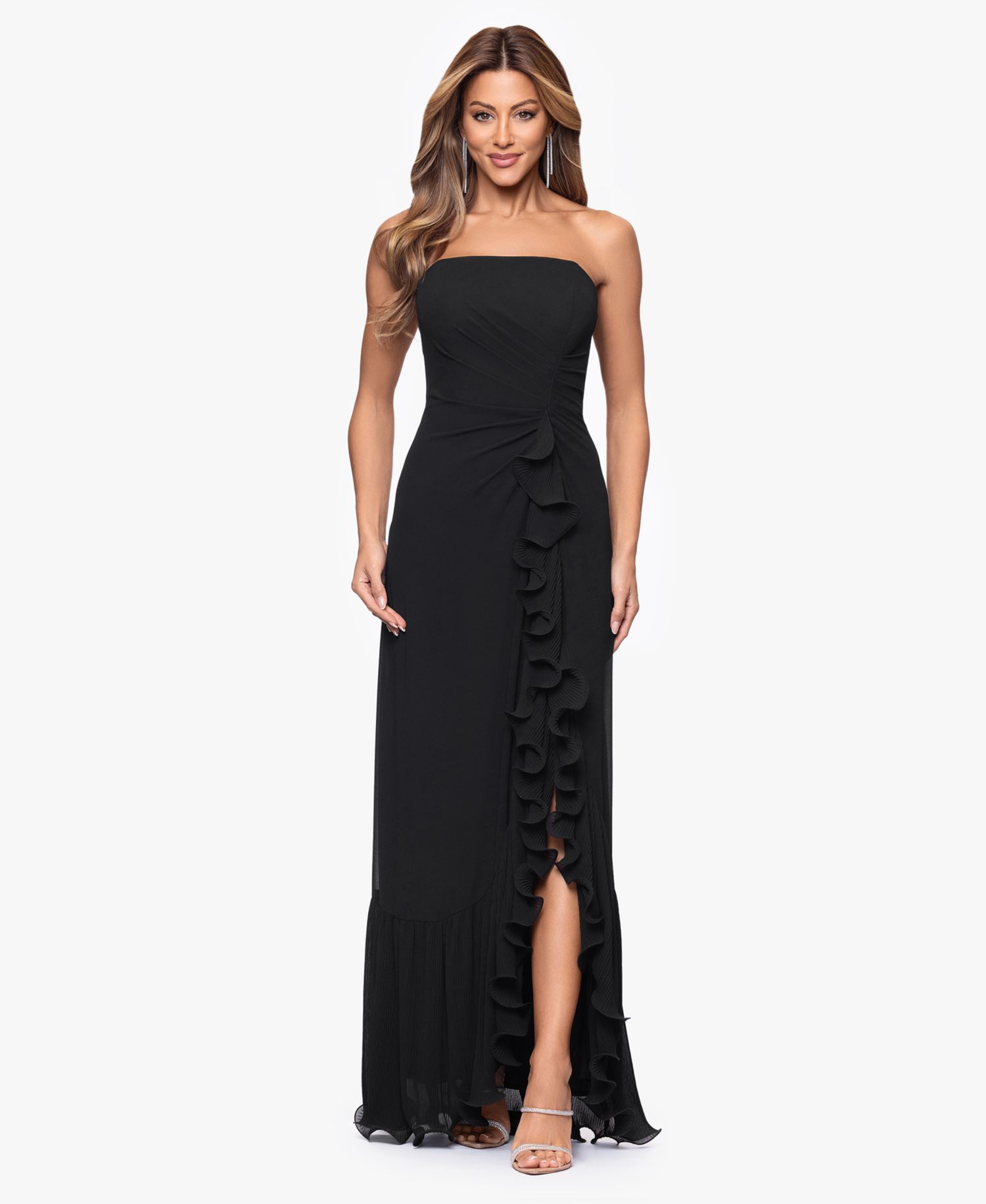 Women's Strapless Long Gown