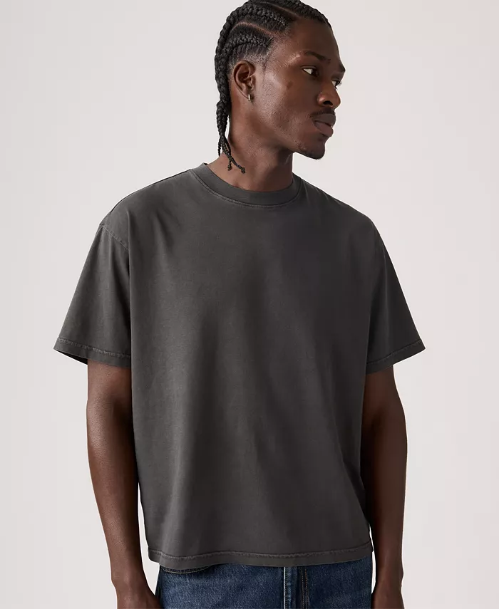 Men's Classic Cropped Boxy Short-Sleeve T-Shirt - thumbnail 3