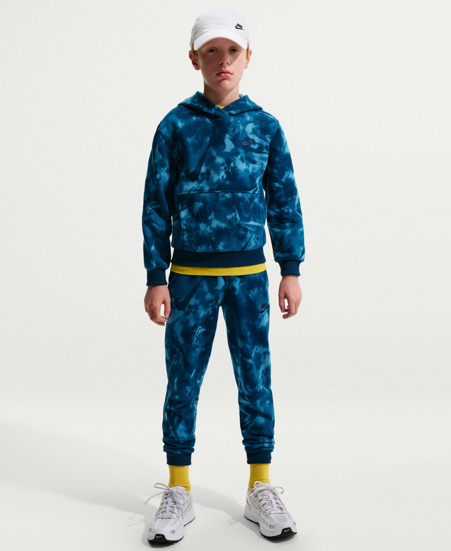 Худи Nike Sportswear Club Pull-On для мальчиков, цвет: Синий — фото 1