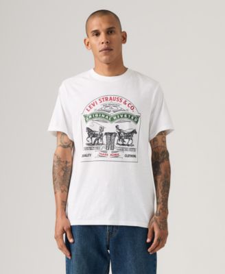 Men's Classic Short-Sleeve Graphic Crewneck T-Shirt