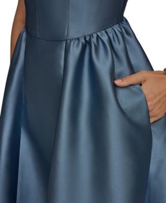 Women's Sleeveless V-Neck A-Line Midi Dress