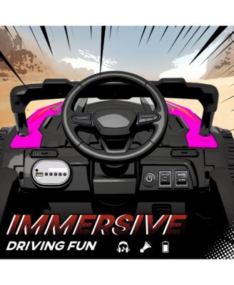 12V Kids Ride On Truck with Dual Motors for 3-5 Boys Girls