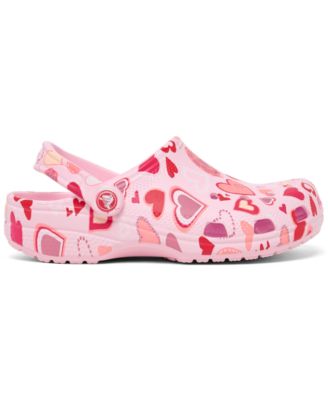 Big Girl's Hearts Classic Clogs from Finish Line