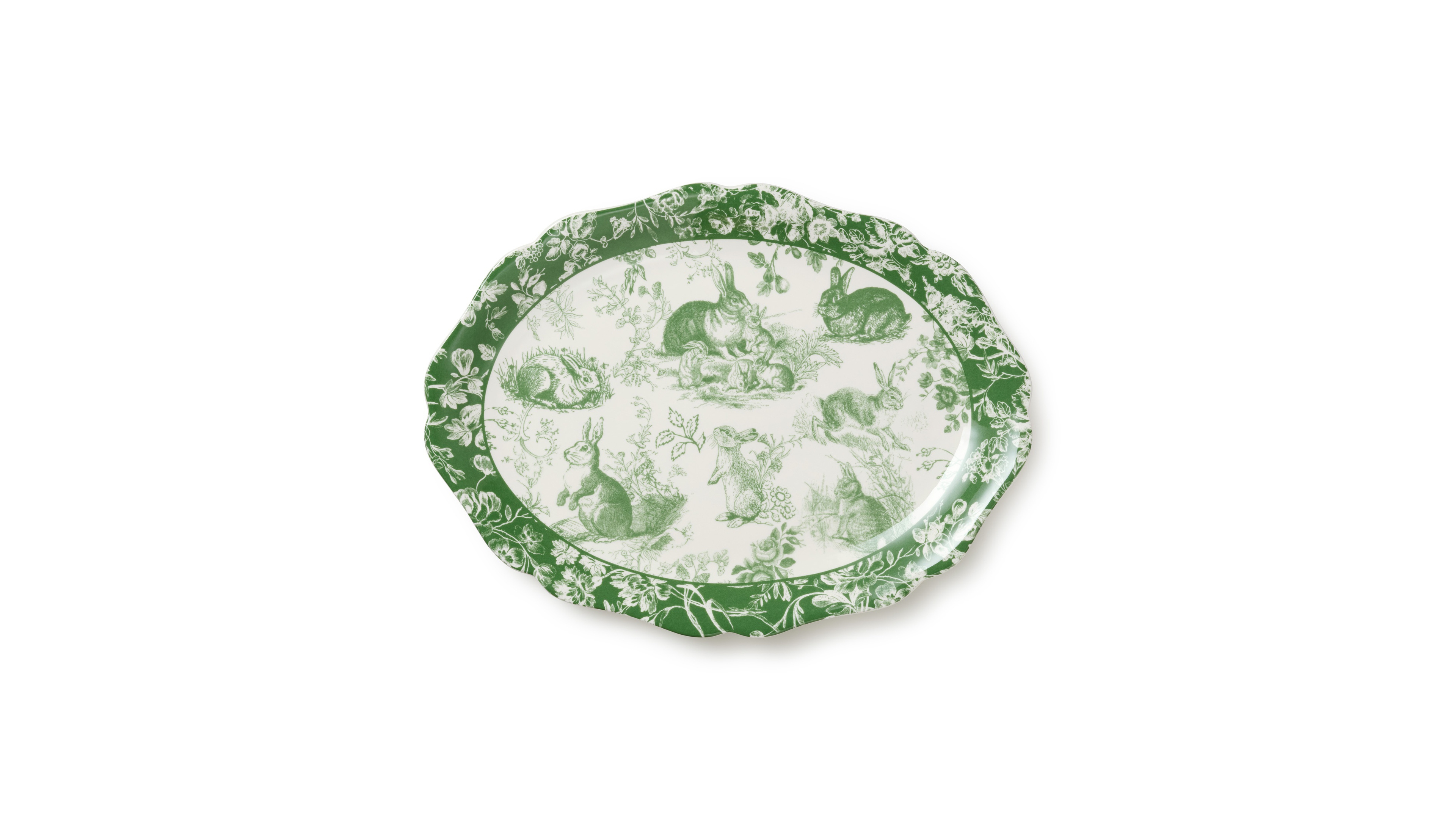 Certified International Le Jardin Oval Platter