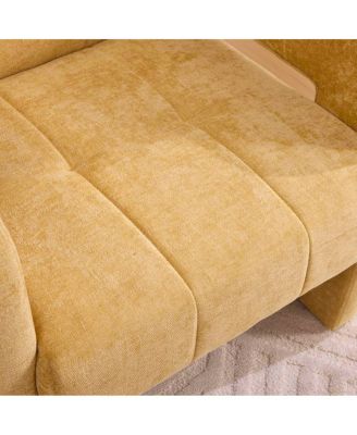  Modern Minimalist Casual Upholstered Armchair for Living Room, Bedroom, Office
