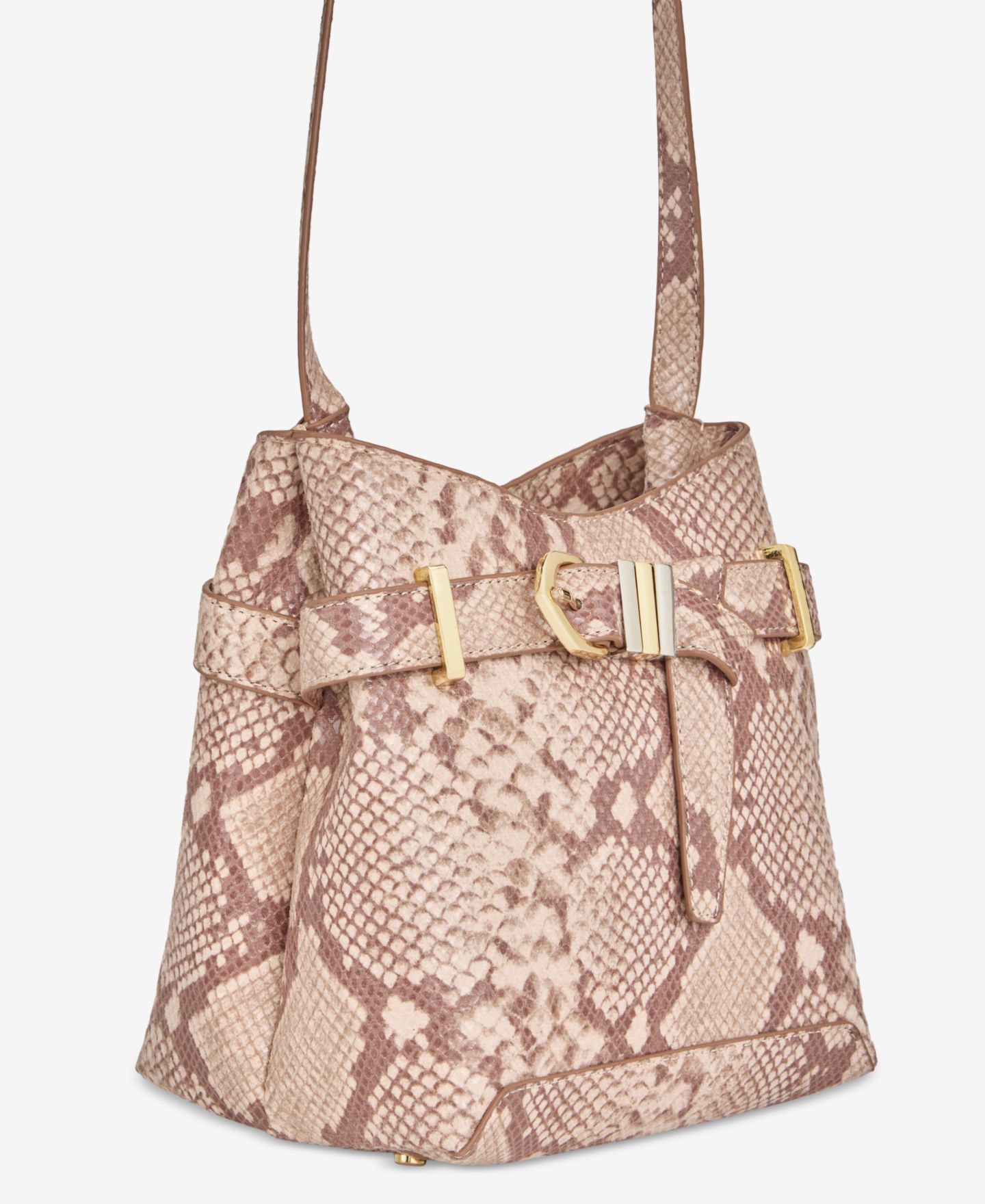 Женская сумка I.N.C. International Concepts Nailaa Belted Snake Crossbody, цвет: Тёплый карамельный — фото 2