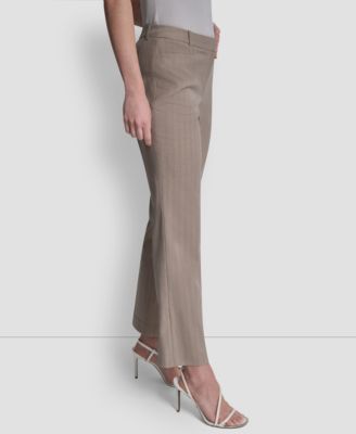 Women's Modern-Fit Pinstripe Trousers