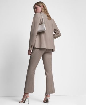 Women's Vertical Pinstripe Blazer Jacket