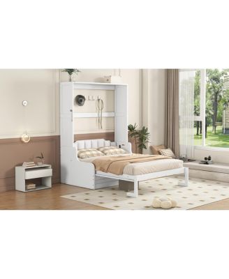 Queen Size Murphy Bed Wall Bed with Cushion