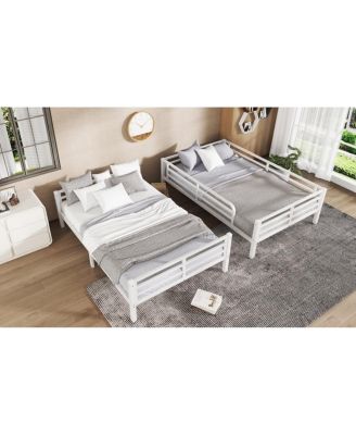 Metal Full XL over Full XL Bunk Bed