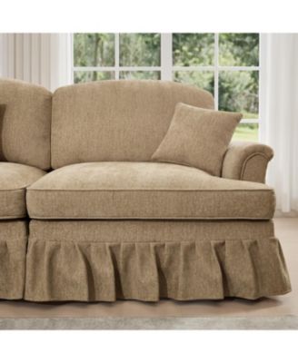  Classic U Shape Sectional Sofa with Ottomans - Light Coffee
