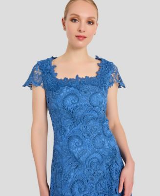 Women's Corder Lace Fit Midi Ball Gown