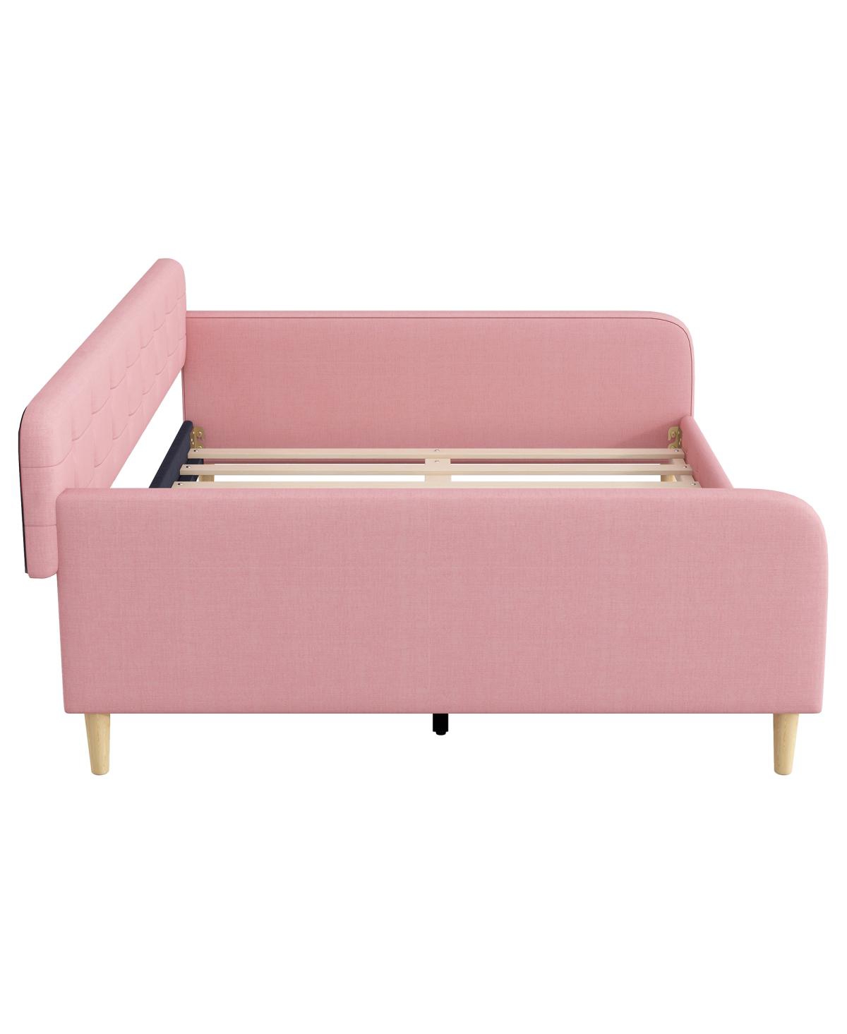 Streamdale Furniture Queen Size Upholstered Daybed with 4 Support Legs
