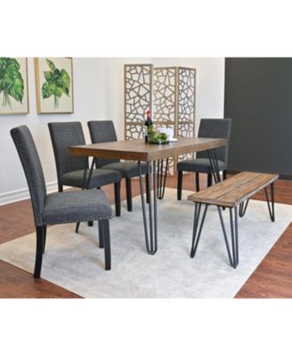 Amisos 6-Piece Dining Set Distinctive Style for Your Dining Space