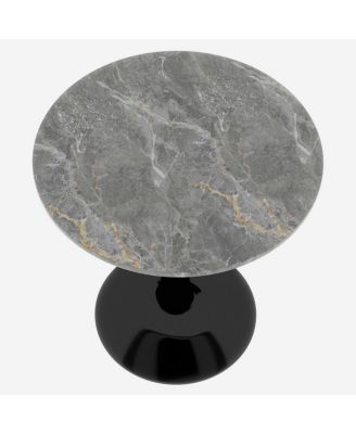 Streamdale Black Mid-Century Modern Coffee/Dining Table (27.6")