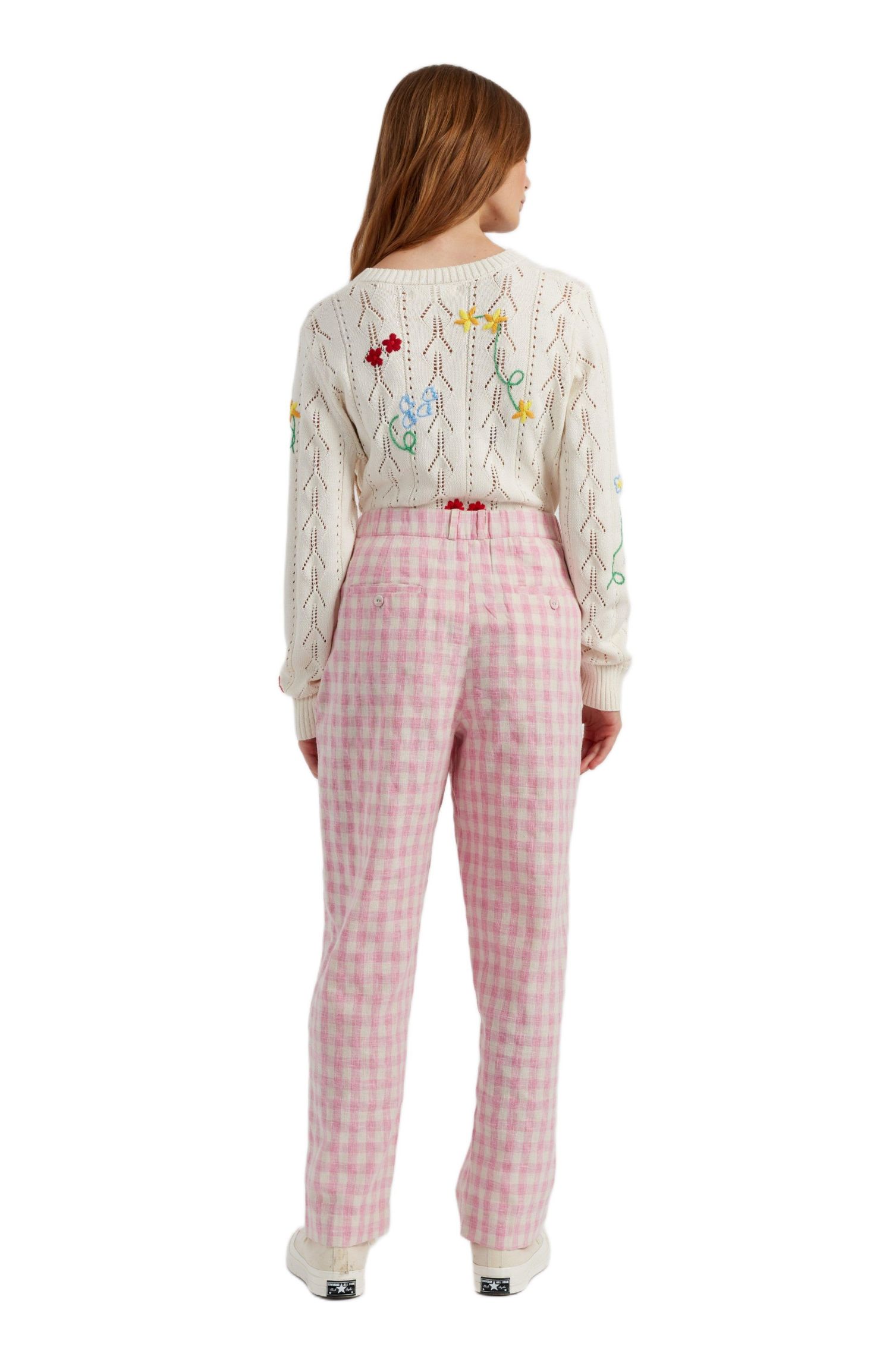 Women's Chinti and Parker Gingham Pants