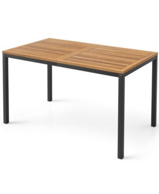 4-Piece Patio Furniture Set with Outdoor Dining Chairs