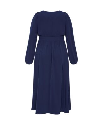 Plus Size Ivanna V Neck Maxi Dress