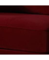 Velvet Accent Chair - Mid-Century Modern Armchair