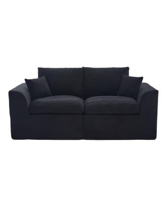  Modular Sectional Sofa Cloud Couch, Comfy Modern 2 Seater with Removable Cushion Covers