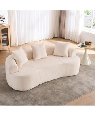  Crescent Sofa: Modern, Self-Inflating, 3-Seater