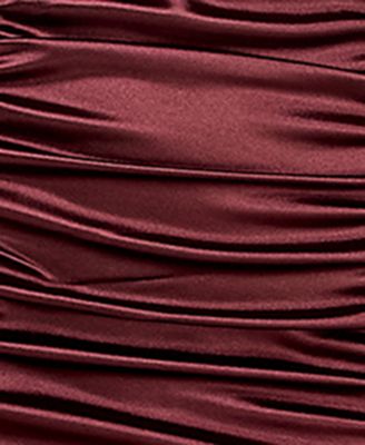 Juniors' Grommet Mermaid V-Neck Ball Gown