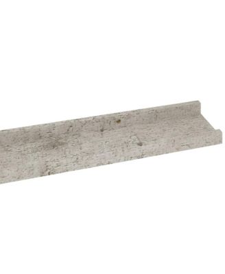 Wall Shelves 4 pcs Concrete Gray 45.3"x3.5"x1.2"