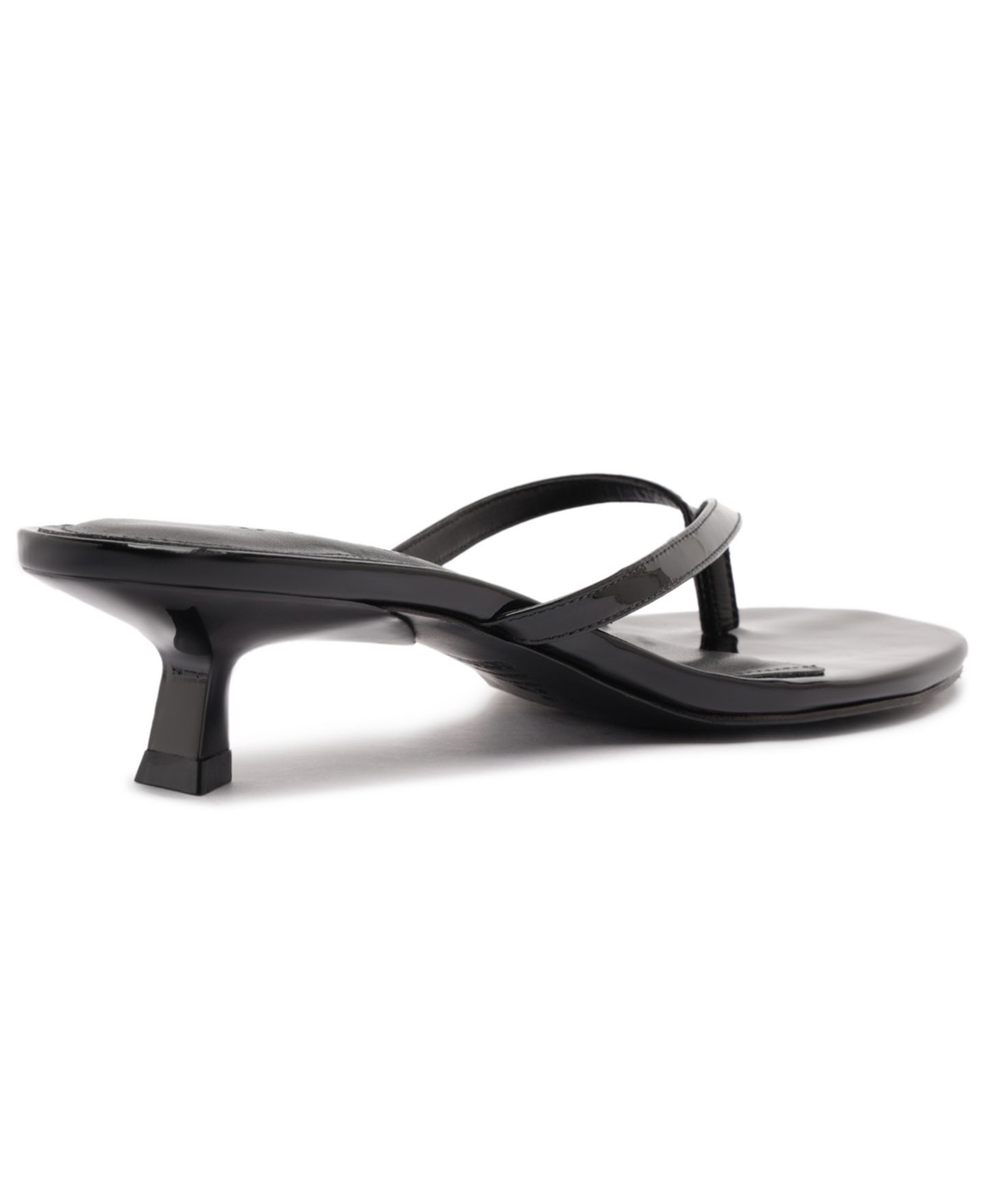 Женские сандалии Schutz Carolyn Slip-On Dress Sandals, цвет: Чёрный лаковый — фото 6