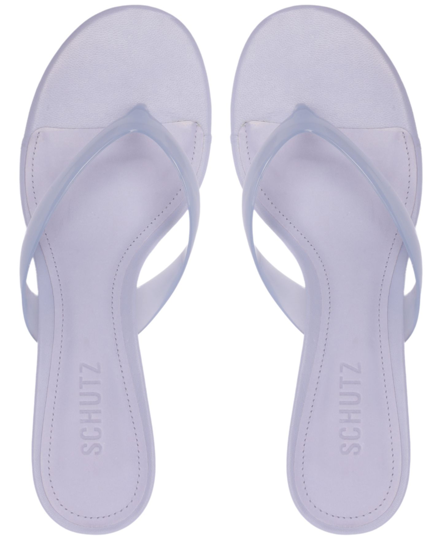 Женские сандалии Schutz Roslyn Slip-On Wedge, цвет: Небесно-голубой — фото 12