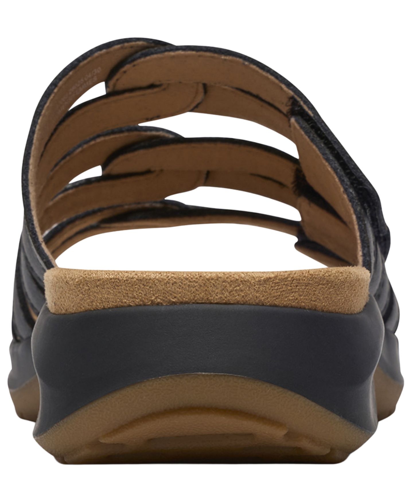 Женские сандалии Clarks Maelynn Abby Round Toe, цвет: Чёрный кожаный — фото 3