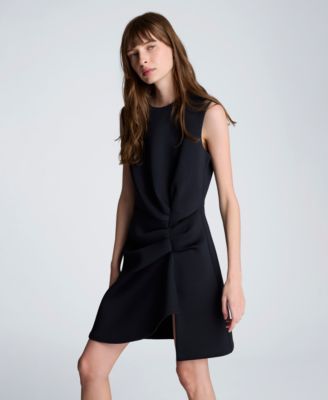 Women's Drape Pleated Short Dress