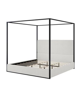 Queen size  Modern Luxury Metal Canopy Bed