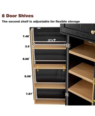 Streamdale Farmhouse Kitchen Pantry Cabinet with 8